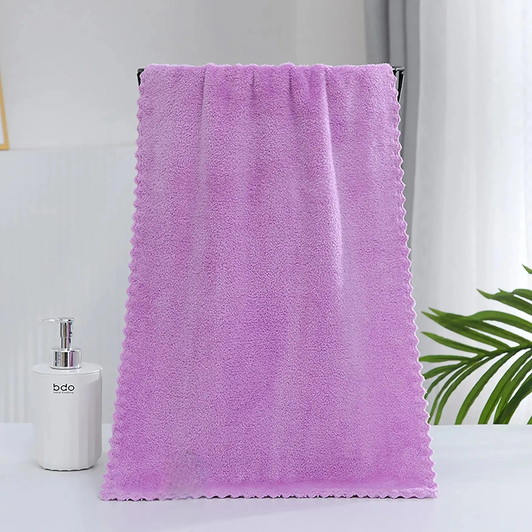 Goodinary® Microfiber Coral Fleece Towel Set (10 Pcs)