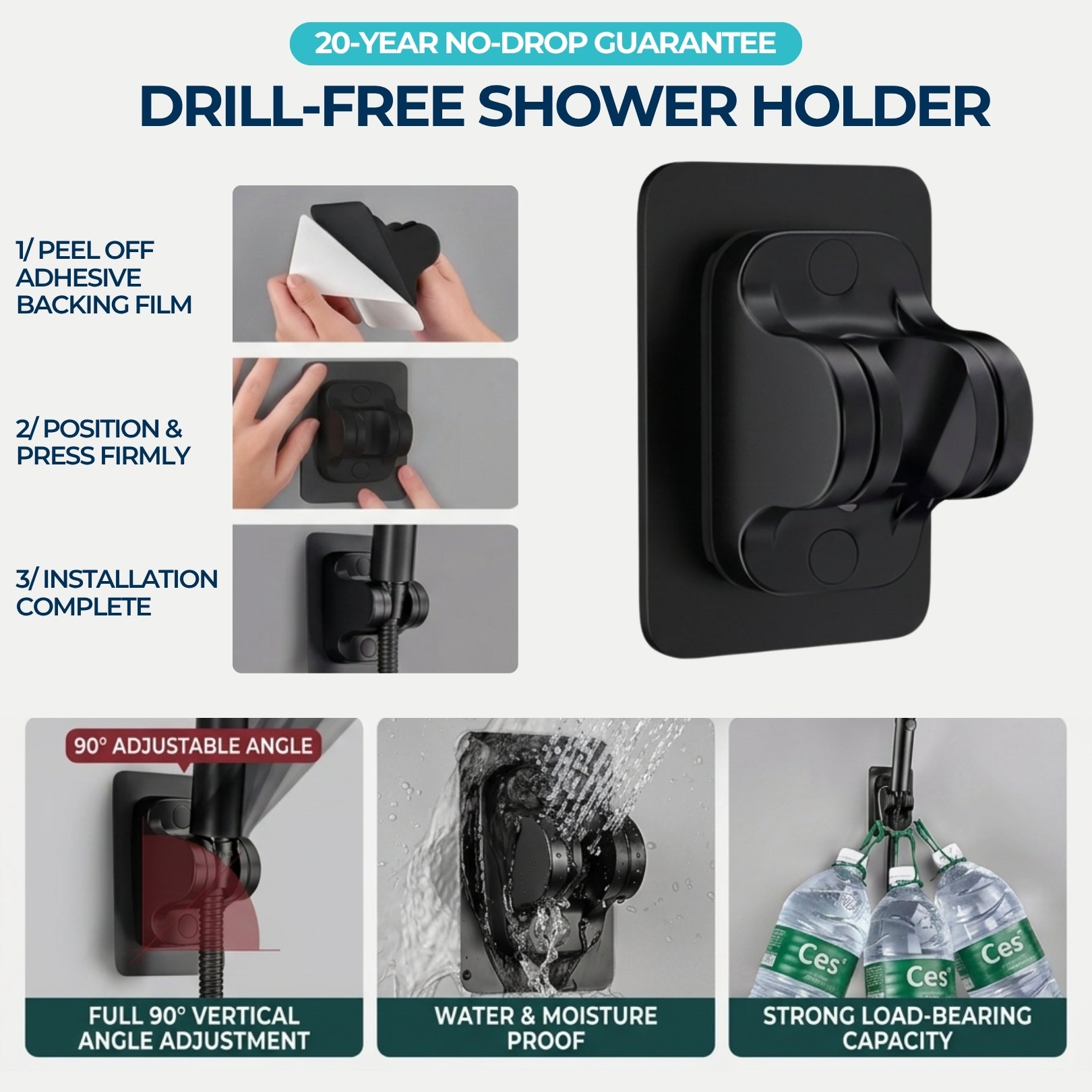 ShowrCove™ Turbo Flow 5-Mode Filtered Showerhead