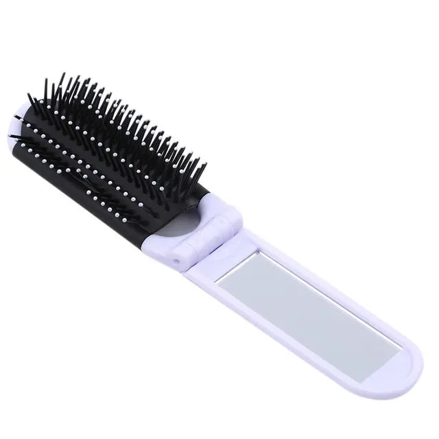 1pc Foldable Hair Comb Portable Detangling Hair Brush Anti Static Head Massager Travel Combs Hair Styling Accessories Tools