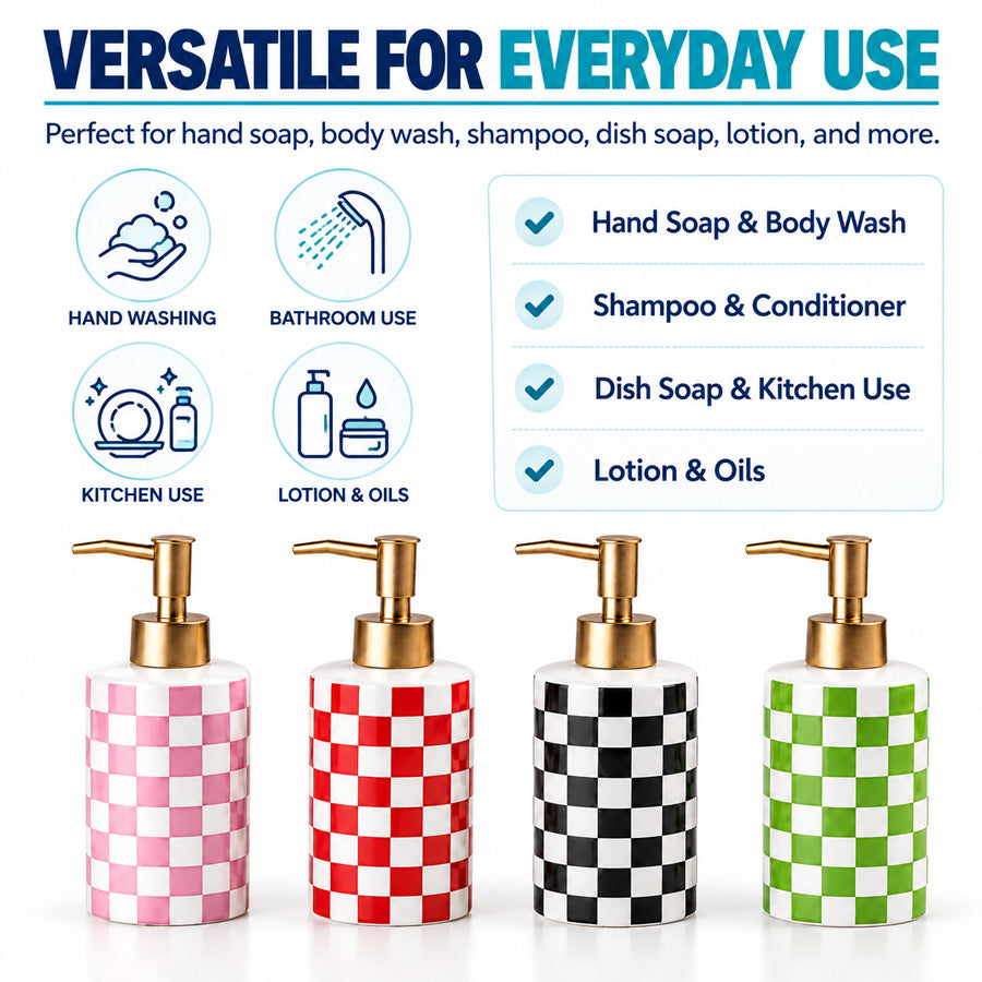 ShowrCove™ Ceramic Soap Dispenser