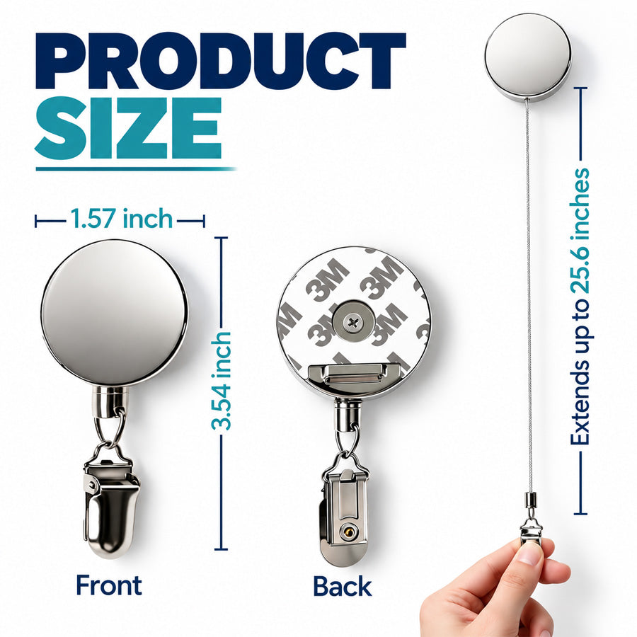 ShowrCove™ Retractable Towel Holder
