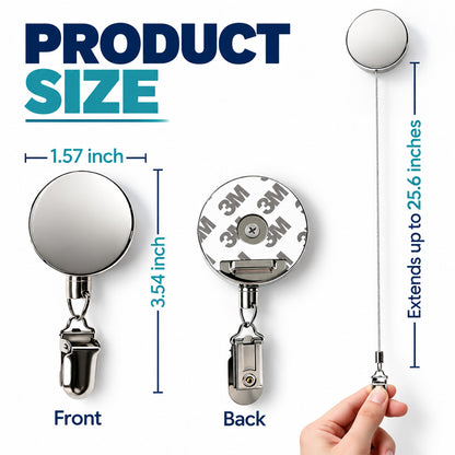 ShowrCove™ Retractable Towel Holder