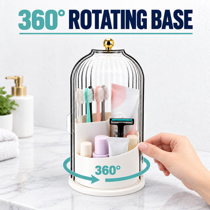 ShowrCove™ Rotating Toothbrush Organizer