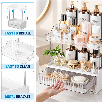 ShowrCove™ Drawer Makeup Organizer