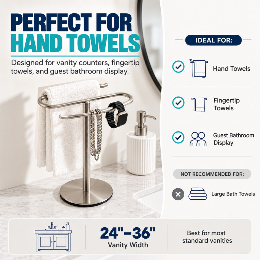 ShowrCove™ T Shape Hand Towel Holder