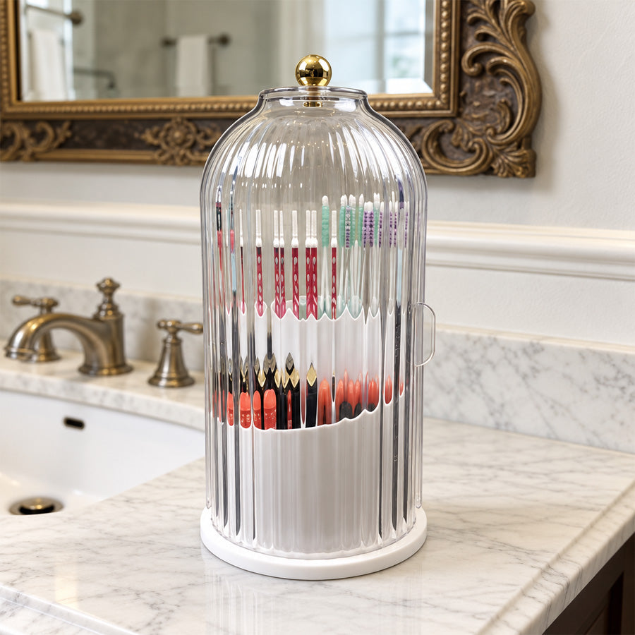 ShowrCove™ Rotating Toothbrush Organizer