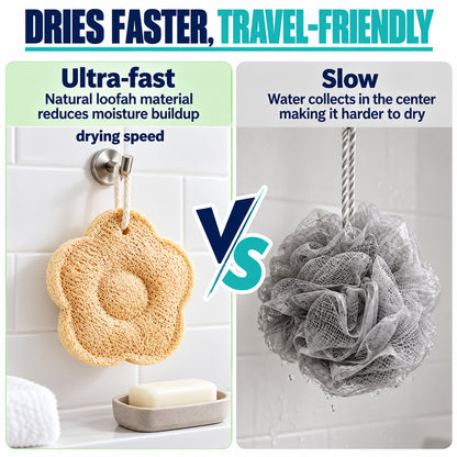 ShowrCove™ Natural Loofah Towel