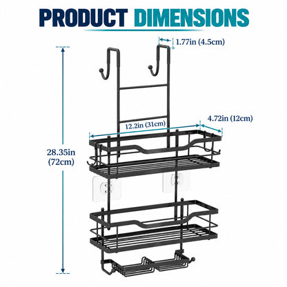 ShowrCove™ Hanging Shower Caddy