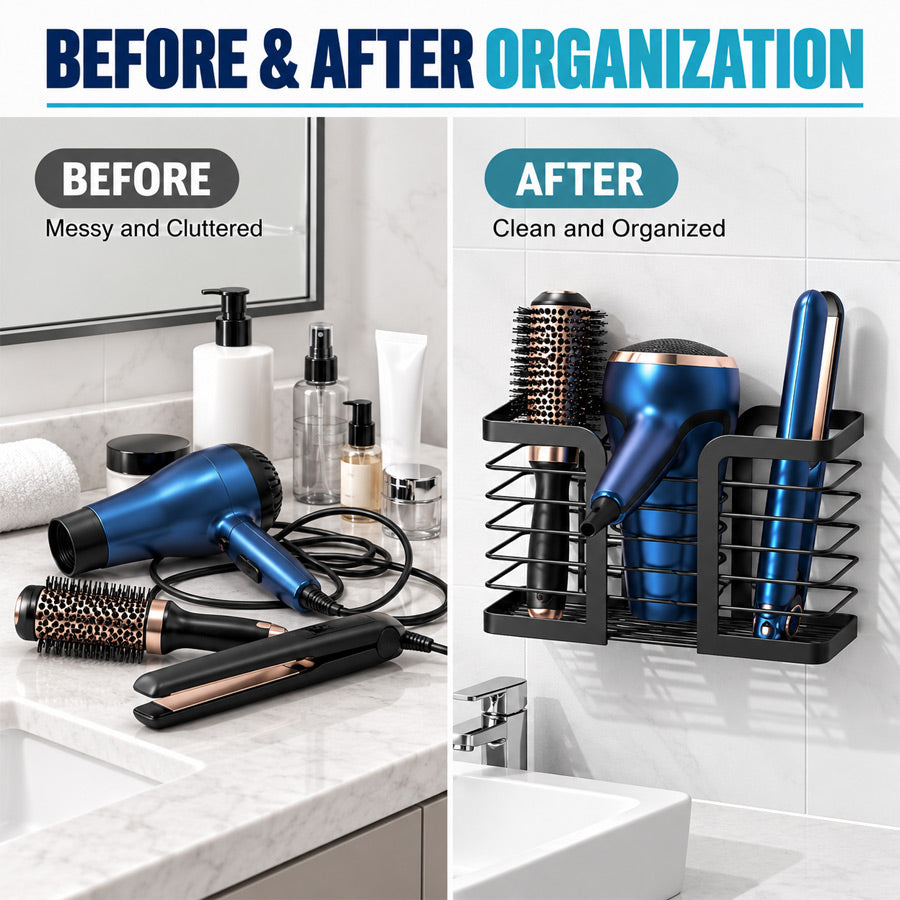ShowrCove™ Hanging Hair Tool Organizer