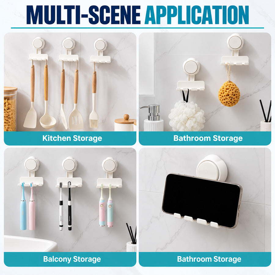 ShowrCove™ Suction Cup Razor Hooks