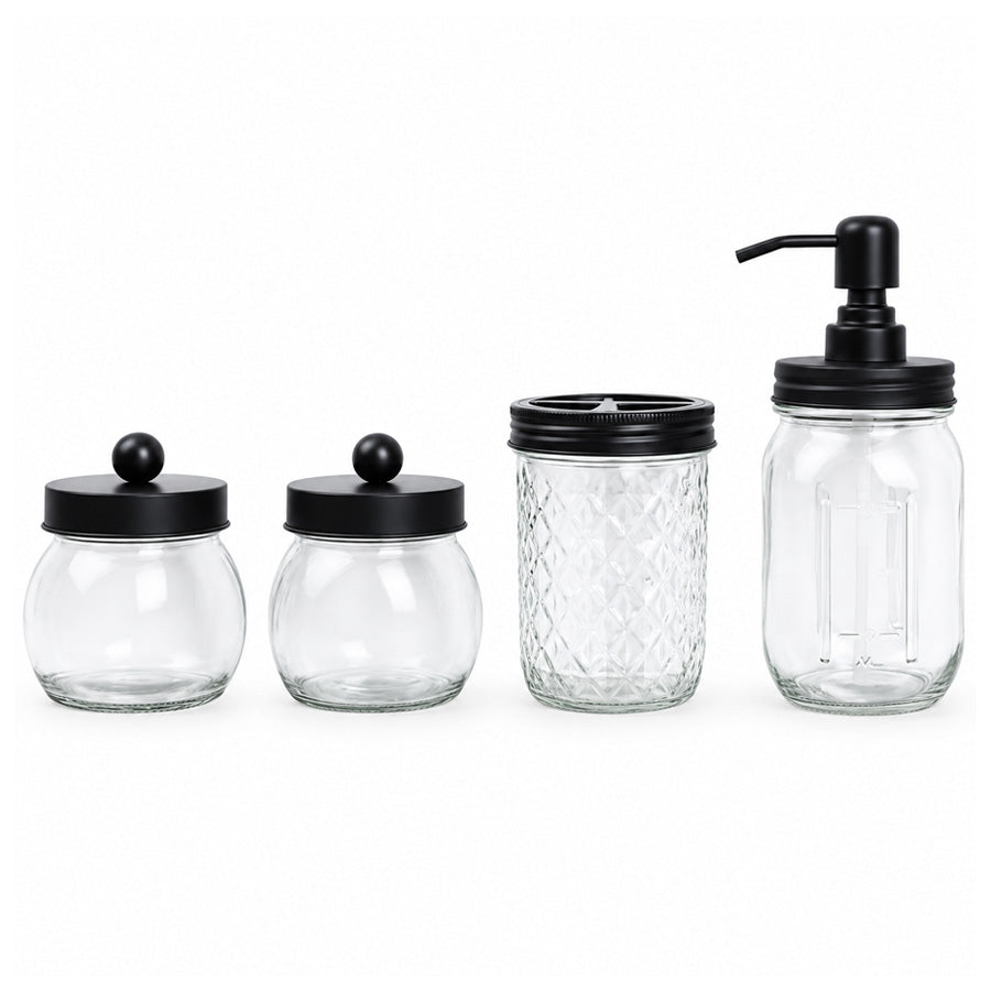 ShowrCove™ Glass Vanity Organizer Set