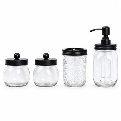 ShowrCove™ Glass Vanity Organizer Set