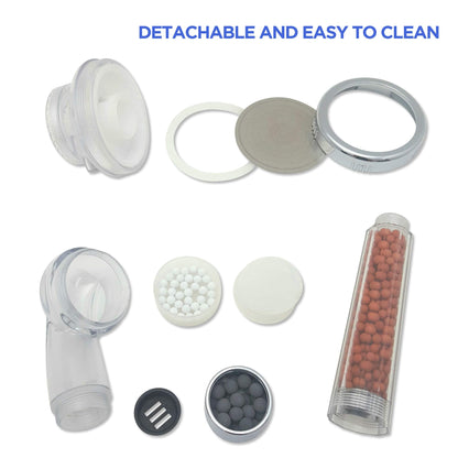 ShowrCove™ 3-Mode Mineral Ball Shower Head