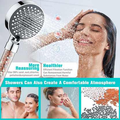 ShowrCove™ 5-Speed Filtered Shower Head Set