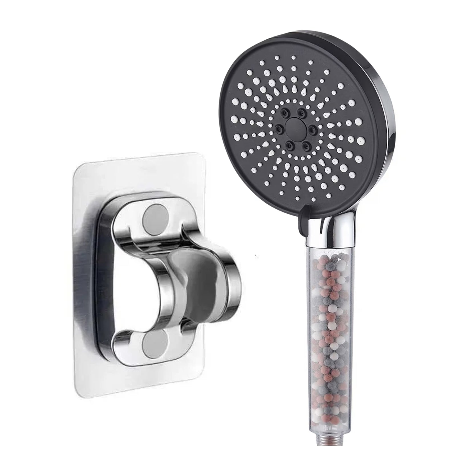 ShowrCove™ 5-Speed Filtered Shower Head Set