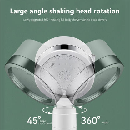 ShowrCove™ One Touch Stop High Pressure Shower Head