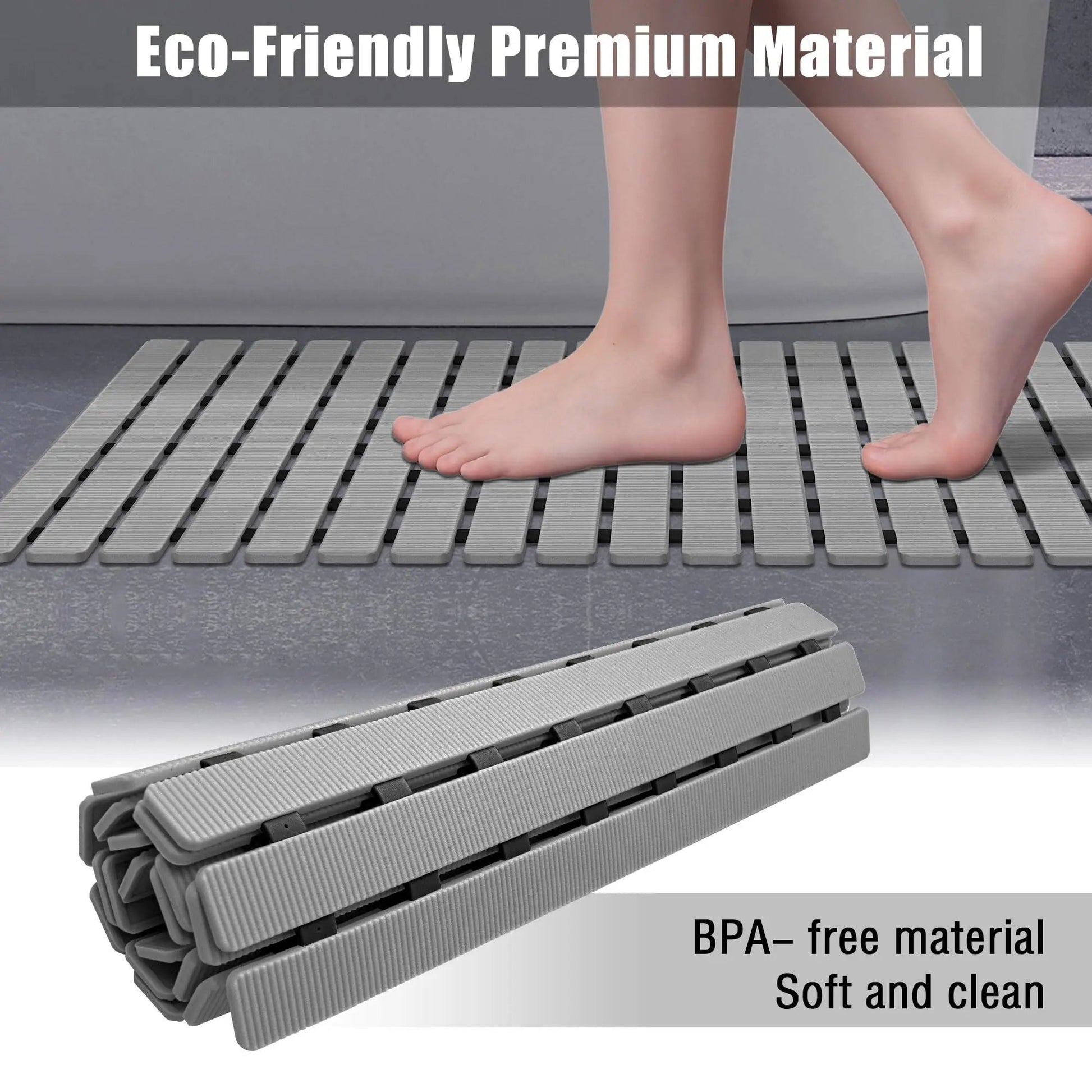 Goodinary® Non Slip Silicone Bathtub Mat Goodinary