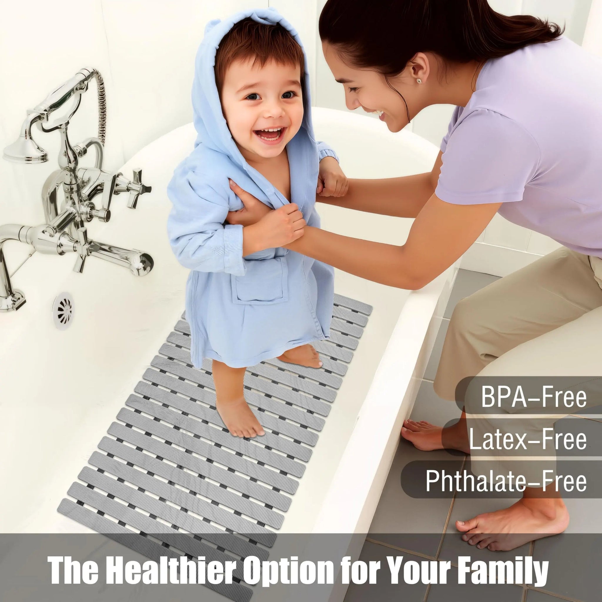 Goodinary® Non Slip Silicone Bathtub Mat Goodinary