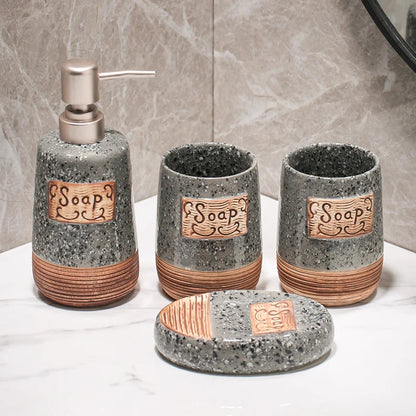 Goodinary® Ceramic Bathroom Accessory Set