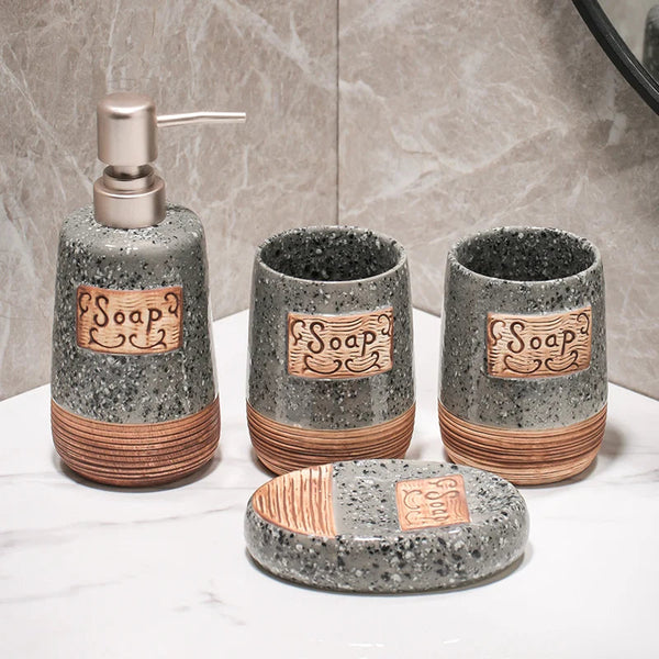 Goodinary® Ceramic Bathroom Accessory Set