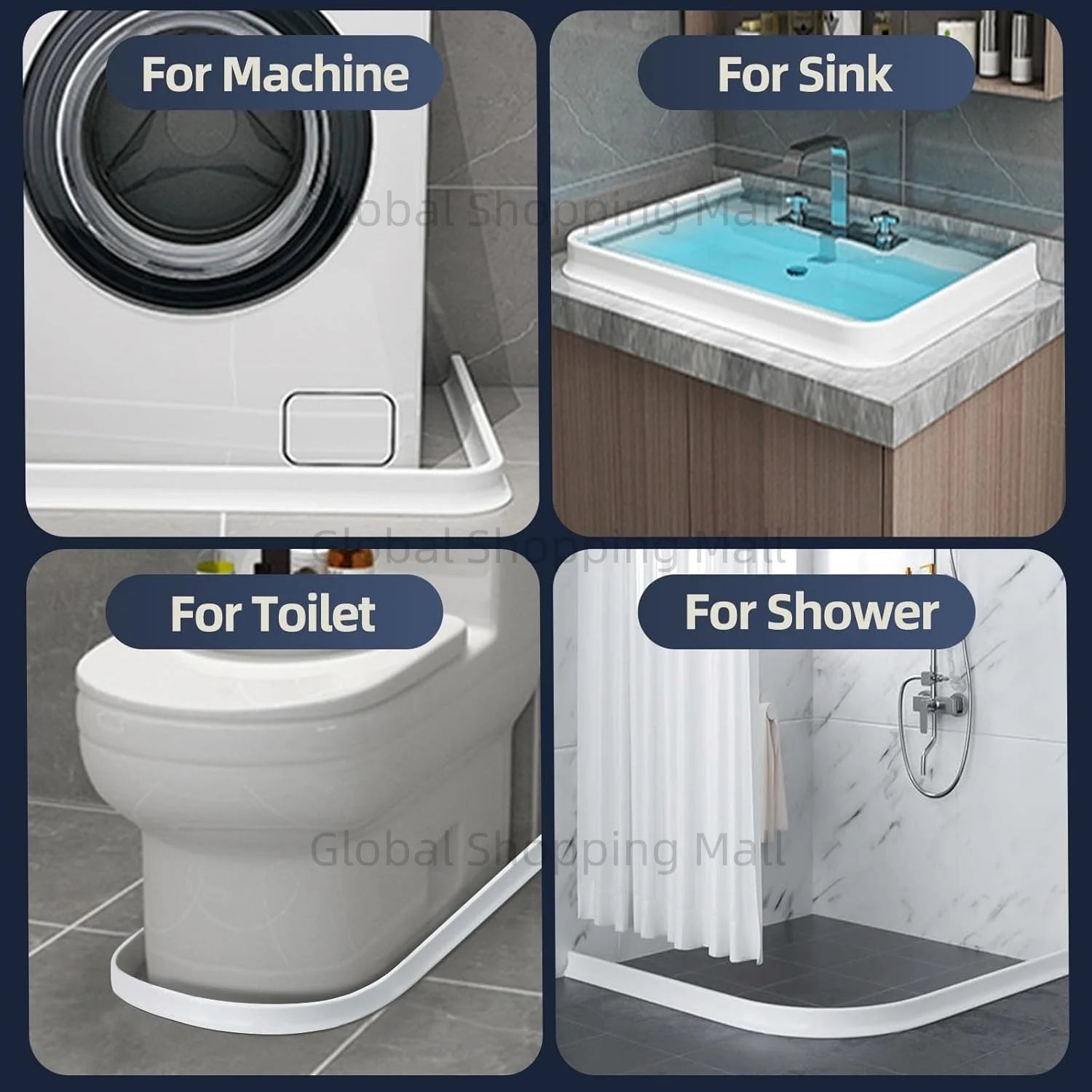 Goodinary® Shower Water Barrier