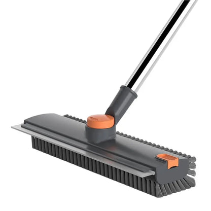 ABMH-Long-Handled Bathroom Floor Brush Long-Handled Stiff Brush Three-In-One Cleaning Brush Floor Scrub Brush