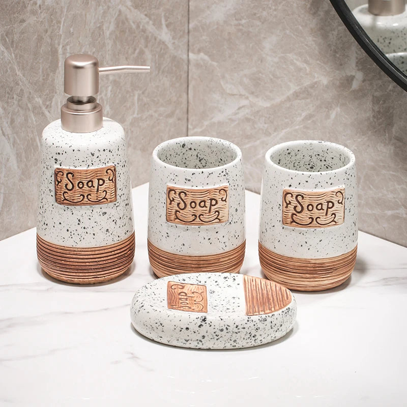 Goodinary® Ceramic Bathroom Accessory Set