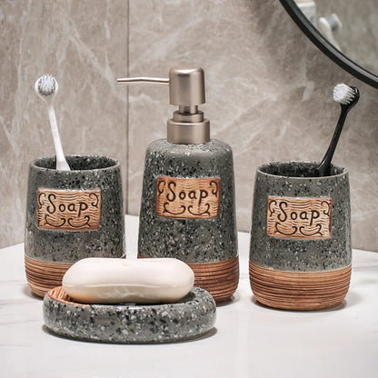 Goodinary® Ceramic Bathroom Accessory Set