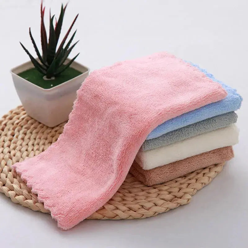 Goodinary® Microfiber Coral Fleece Towel Set (10 Pcs)