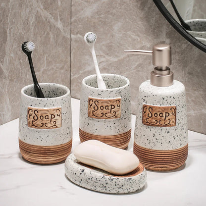 Goodinary® Ceramic Bathroom Accessory Set