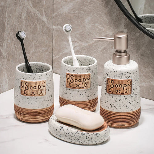 Goodinary® Ceramic Bathroom Accessory Set