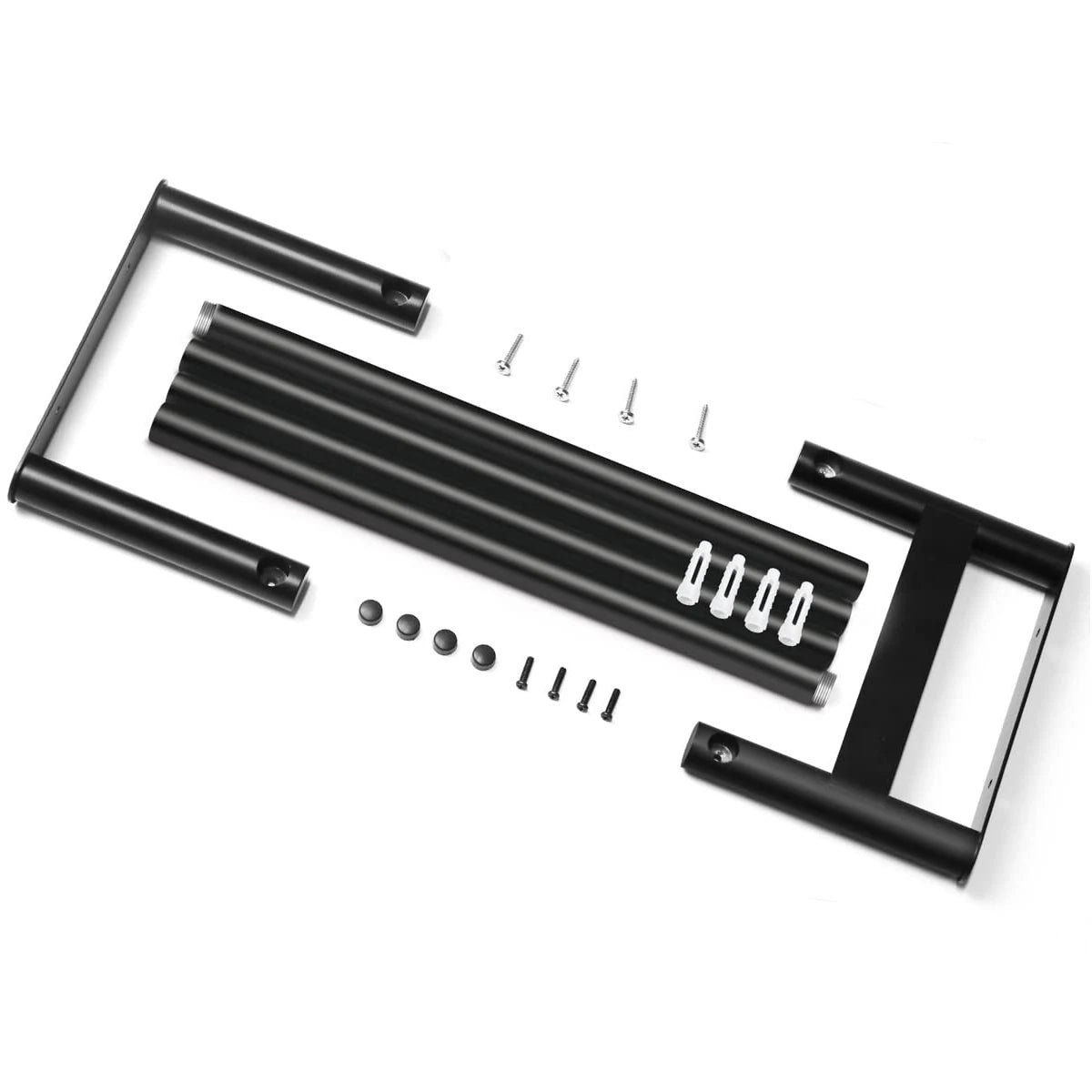 Bathroom Wall Towel Rack for Rolled Towels, Stainless Steel Bath Towel Holder, Mounted Folded Metal Towel Storage for Washcloths