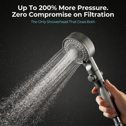 ShowrCove™ Turbo Flow 5-Mode Filtered Showerhead