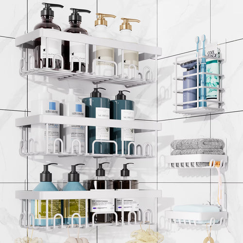 ShowrCove™ Adhesive Shower Shelf