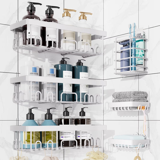 ShowrCove™ Adhesive Shower Shelf