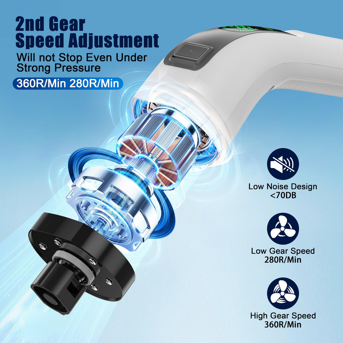 ShowrCove™ Electric Spin Scrubber