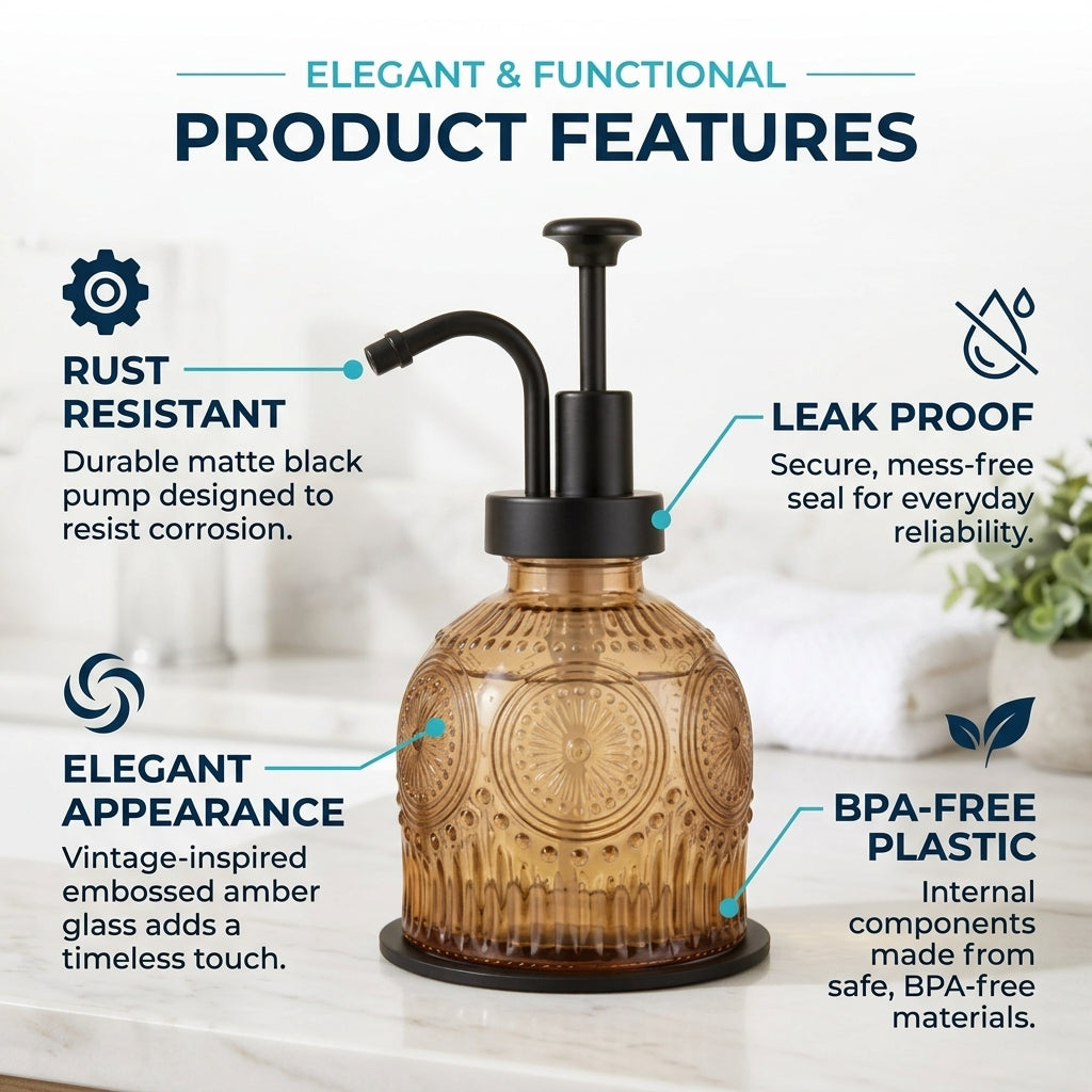 ShowrCove™ Vintage Soap Dispenser