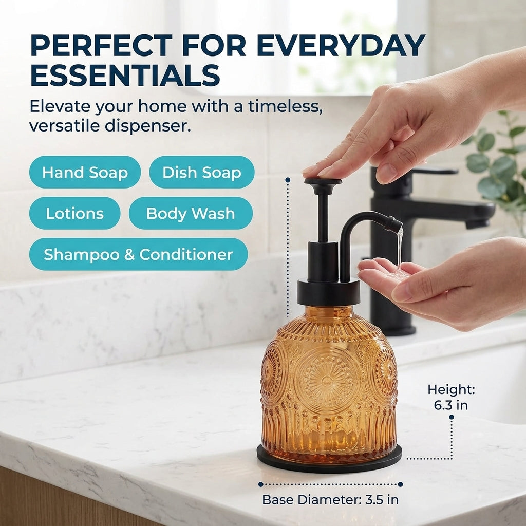 ShowrCove™ Vintage Soap Dispenser