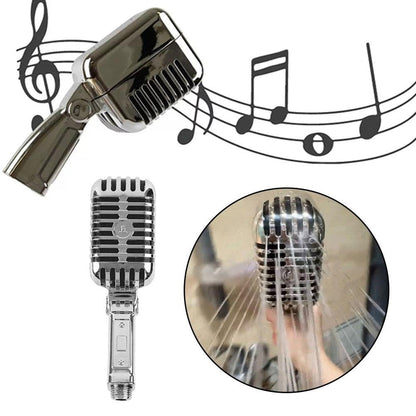 ShowrCove™ Microphone Shaped Shower Head