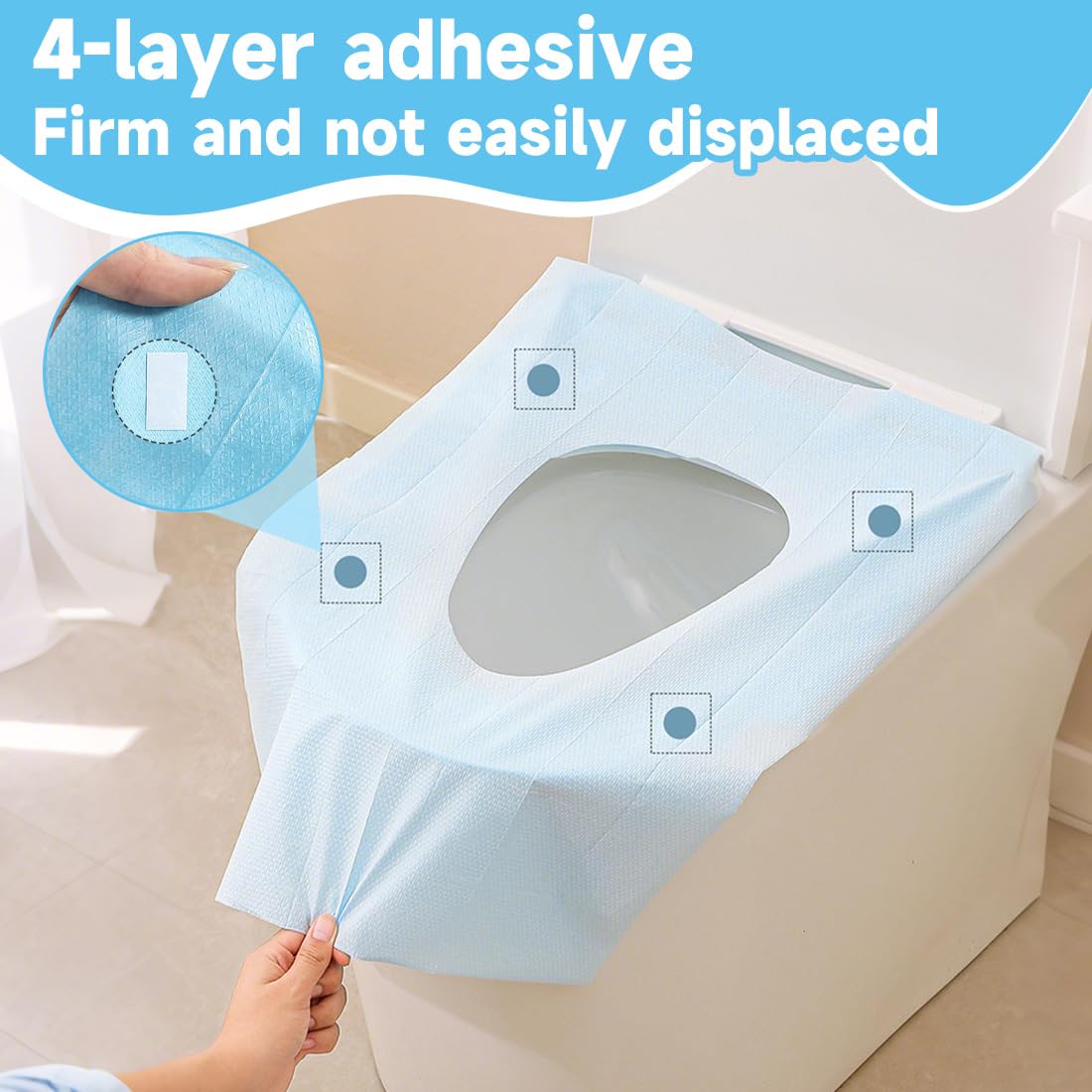 ShowrCove™ Toilet Seat Covers (20 Pcs)