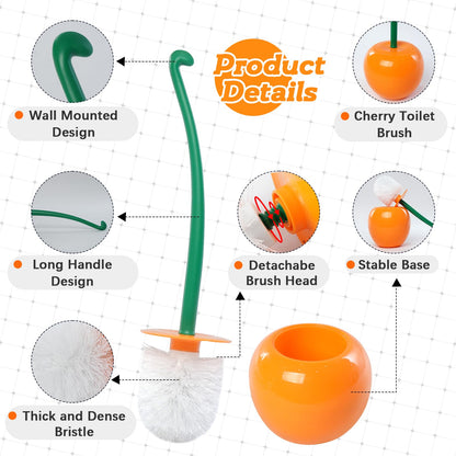 ShowrCove™ Cherry Toilet Brush Set