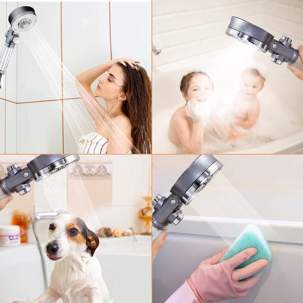 ShowrCove™ 3 Spray Modes Double Sided Shower Head