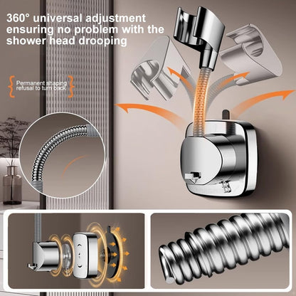 ShowrCove™ No Drill Adjustable Shower Head Holder
