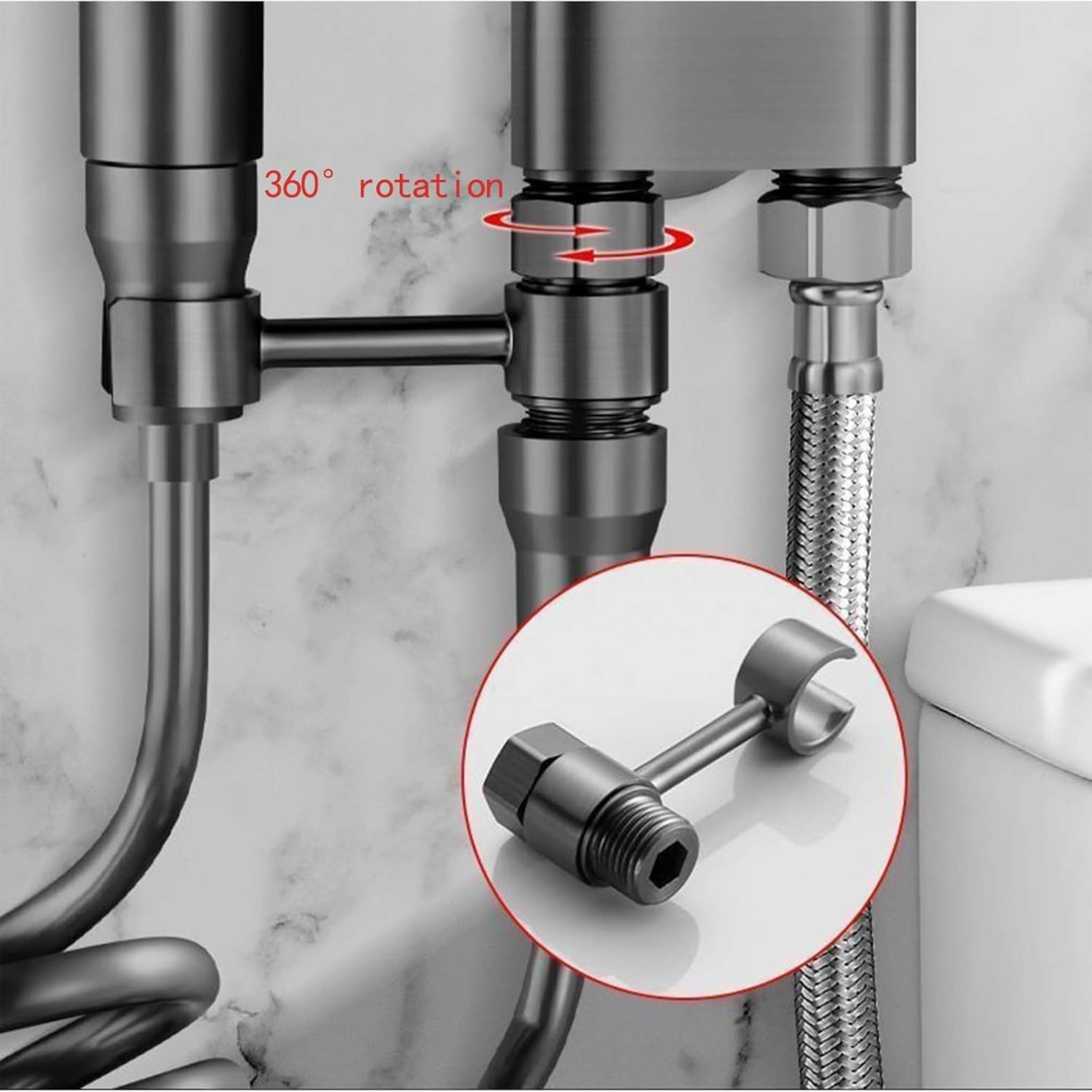 ShowrCove™ High Pressure Handheld Toilet Bidet Sprayer