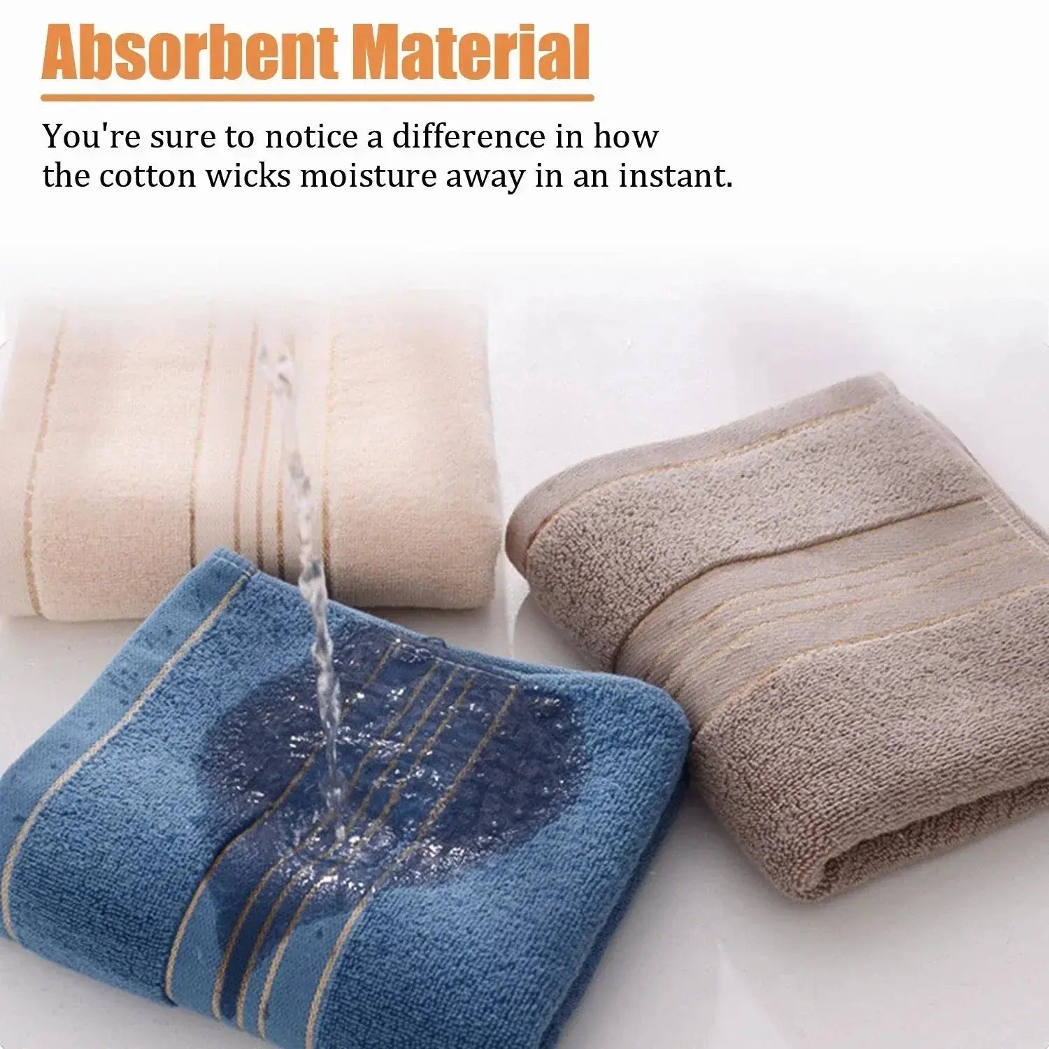 Goodinary® Thickened Soft Absorbent Face Hand Towel (3 Pcs)