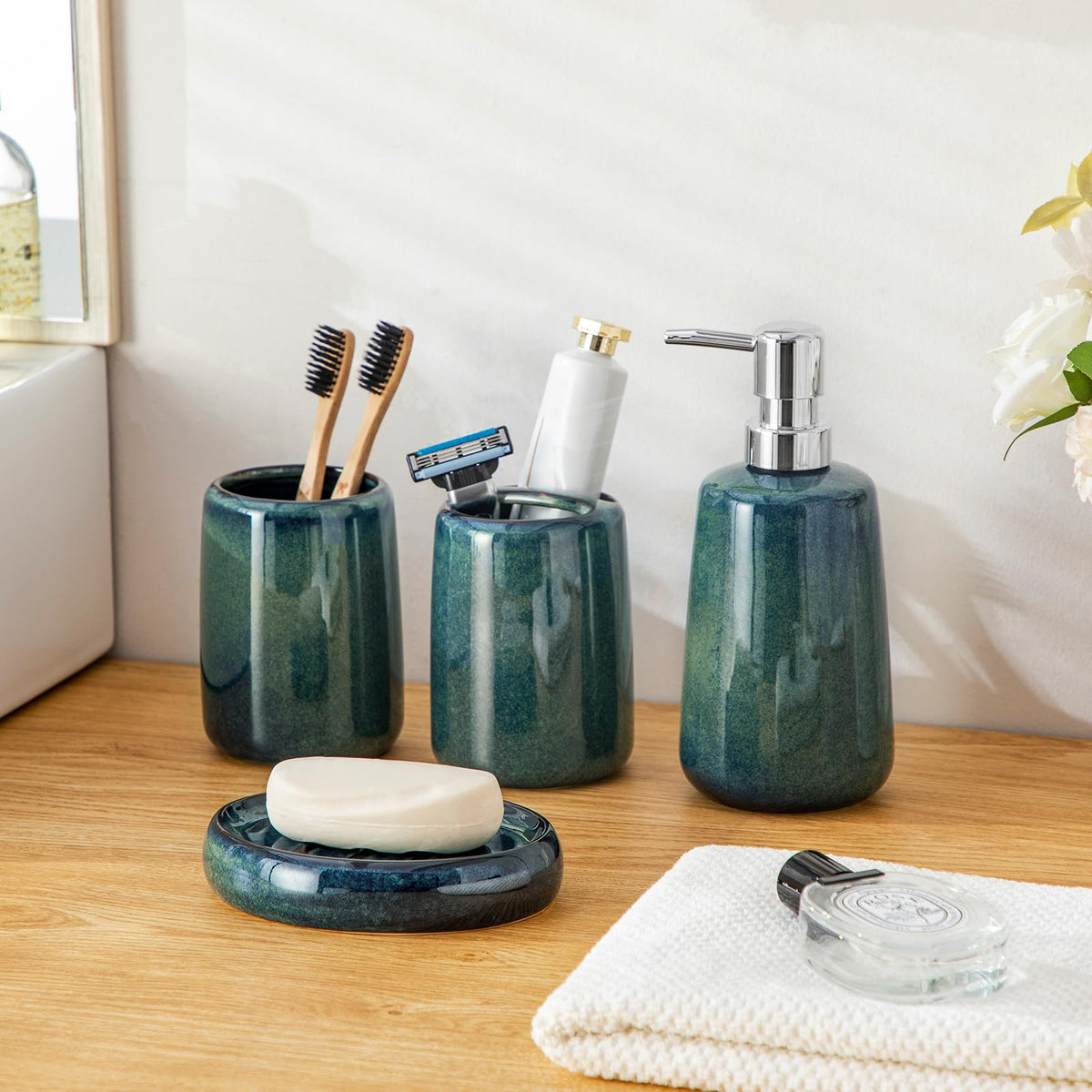 ShowrCove™ Ceramic Vanity Set