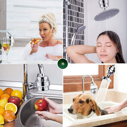 ShowrCove™ Stainless Steel Shower Water Filter