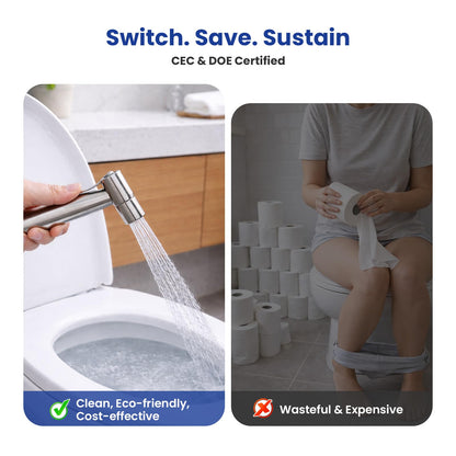 ShowrCove™ Handheld Bidet Sprayer Stainless Steel Toilet Sprayer Set