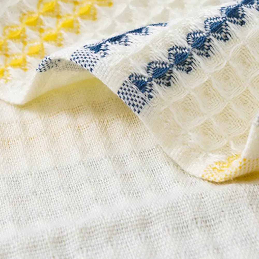 Goodinary® Cotton Honeycomb Waffle Soft Bath Towel (2 Pcs)