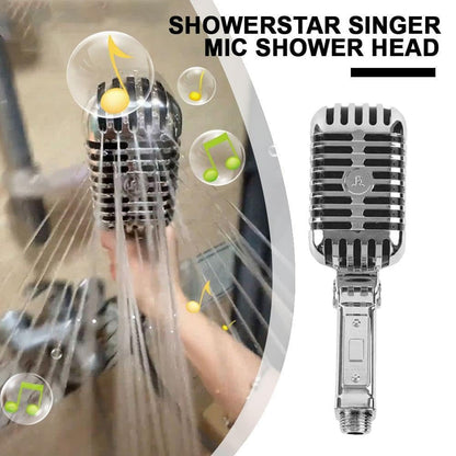 ShowrCove™ Microphone Shaped Shower Head